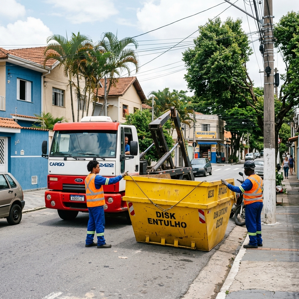Entrega de caçambas SJC